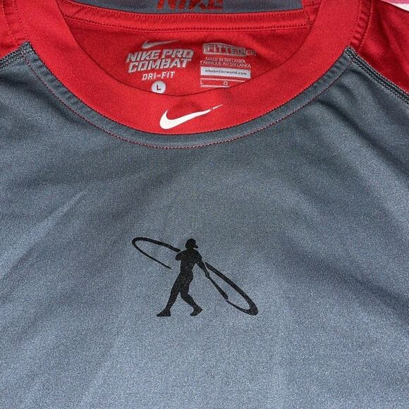 Swingman Ken Griffey Nike Baseball PROCombat Warm up Batting Jersey Shirt L Fit - Picture 3 of 6